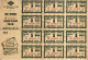1949-ACI CARTA CARBURANTI Integra Dei Tagliandi Con Il Verso Utilizzato Per Appu - Publicités