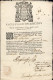 1690-documento Vescovo Augusto Bellincino Dato In Reggio Emilia 7 Ottobre Con Si - Documents Historiques