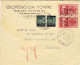 1946-cat.Sassone Euro 180, Busta Affr. Con Coppia L.2 Monumenti Distrutti+coppia - Storia Postale
