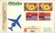 1974-Svizzera Raccomandata Alitalia Volo Diretto Zurigo Bari Del 27 Maggio - Sonstige & Ohne Zuordnung
