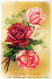 FLOWERS Vintage Postcard CPA #PKE634.GB - Flowers