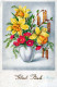 FLOWERS Vintage Postcard CPA #PKE258.GB - Flowers