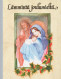 Virgen Mary Madonna Baby JESUS Christmas Religion Vintage Postcard CPSM #PBB917.GB - Virgen Mary & Madonnas