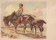 HORSE CHILDREN Animals Vintage Postcard CPSM #PBB134.GB - Pferde