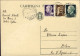 1945-cartolina Postale 15c.Imperiale Usata In Periodo Luogotenenziale Annullo De - Marcofilía