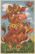 VACA Animales Vintage Tarjeta Postal CPA #PKE885.ES - Kühe