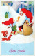 Feliz Año Navidad GNOMO Vintage Tarjeta Postal CPSMPF #PKD866.ES - Neujahr