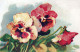 FLORES Vintage Tarjeta Postal CPA #PKE574.ES - Flores