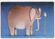 ELEFANTE Animales Vintage Tarjeta Postal CPSM #PBS745.ES - Elefanti