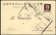 1944-RSI Cartolina Ospedaliera Affrancata Con 30c.soprastampa Fascio Rosso Aranc - Marcofilía