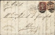 1870-Gran Bretagna Lettera Per Milano Da Liverpool Affrancata 1p.+4p. - Sonstige & Ohne Zuordnung