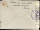 1942-manoscritto Da Saseno Busta Con Lettera Scritta All'interno, Tondo Censura  - Saseno