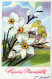 FLEURS Vintage Carte Postale CPA #PKE260.FR - Fiori