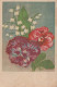 FLEURS Vintage Carte Postale CPA #PKE697.FR - Flores