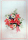 FLEURS Vintage Carte Postale CPSM #PBZ641.FR - Fiori