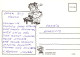 JOYEUX ANNIVERSAIRE 5 Ans FILLE ENFANTS Vintage Carte Postale CPSM #PBU006.FR - Anniversaire