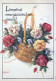 FLEURS Vintage Carte Postale CPSM #PAS658.FR - Fiori