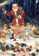 PÈRE NOËL ANGES NOËL Vintage Carte Postale CPSM #PAK099.FR - Santa Claus