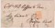 1875-corsivo Gambugliano Su Piego Con Testo Affrancato 10c.ocra Arancio - Marcophilie