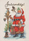 WEIHNACHTSMANN SANTA CLAUS Neujahr Weihnachten Vintage Ansichtskarte Postkarte CPSM #PBL518.DE - Santa Claus