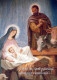 Jungfrau Maria Madonna Jesuskind Weihnachten Religion Vintage Ansichtskarte Postkarte CPSM #PBB920.DE - Vergine Maria E Madonne
