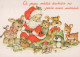 WEIHNACHTSMANN SANTA CLAUS Neujahr Weihnachten Vintage Ansichtskarte Postkarte CPSM #PBA940.DE - Santa Claus