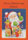 WEIHNACHTSMANN SANTA CLAUS WEIHNACHTSFERIEN Vintage Postkarte CPSM #PAK727.DE - Santa Claus