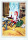 WEIHNACHTSMANN SANTA CLAUS WEIHNACHTSFERIEN Vintage Postkarte CPSM #PAK401.DE - Santa Claus