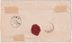 1863-15c. Litografico I Tipo Su Piego Con Testo Diretto A Bondeno, Annullo Bolog - Marcophilia