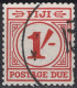 Fiji - Postage Due - 1 Sh - Mi 17 - 1940 - Fiji (...-1970)