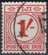 Fiji - Postage Due - 1 Sh - Mi 17 - 1940 - Fidji (...-1970)