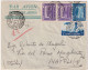 1936-Somalia Busta Affr.coppia 7,5c.+35c.Pittorica Dent.14 Annullo Posta Militar - Somalia