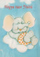 ELEFANTE Animale Vintage Cartolina CPSM #PBS748.IT - Elephants