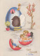 PASQUA BAMBINO UOVO Vintage Cartolina CPSM #PBO309.IT - Easter