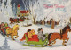 Buon Anno Natale CAVALLO Vintage Cartolina CPSM #PAY270.IT - Año Nuevo
