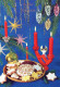 Buon Anno Natale CANDELA Vintage Cartolina CPSM #PAV896.IT - Año Nuevo