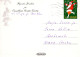 BABBO NATALE Buon Anno Natale Vintage Cartolina CPSM #PAU565.IT - Kerstman