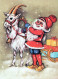 BABBO NATALE Natale Vintage Cartolina CPSM #PAJ895.IT - Kerstman