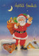 BABBO NATALE Natale Vintage Cartolina CPSM #PAJ760.IT - Kerstman