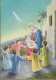 ANGELO Buon Anno Natale Vintage Cartolina CPSM #PAH838.IT - Angeles