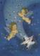 ANGELO Buon Anno Natale Vintage Cartolina CPSM #PAH901.IT - Engelen