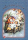 ANGELO Buon Anno Natale Vintage Cartolina CPSM #PAH716.IT - Angels