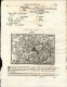 1605-"Lazio-Latium"carta Tratta Dalla Prima Edizione Della Cosmographia Universa - Geographische Kaarten