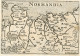 1605-"Normandia"carta Tratta Dalla Prima Edizione Della Cosmographia Universalis - Geographische Kaarten