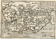 1605-"Caletensium Et Bononiensium"carta Tratta Dalla Prima Edizione Della Cosmog - Carte Geographique