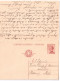 1927-cartolina Postale Con Risposta Pagata 30c. + 30c. Con Le 2 Parti Ancora Uni - Postwaardestukken