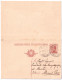 1927-cartolina Postale Con Risposta Pagata 30c. + 30c. Con Le 2 Parti Ancora Uni - Interi Postali
