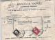 1939-assicurata Del Banco Di Napoli Per L.200 Affr. 30c.+L.2 Imperiale Al Verso  - Poststempel