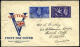 1946-Gran Bretagna S.2v."anniversario Della Vittoria"su Fdc Illustrata - Otros & Sin Clasificación