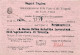 1945-avviso Di Ricevimento Affr. Imperiale Con Fasci L.1 Novara Isolato,cat.Unif - Storia Postale
